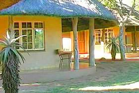View of Pretoriuskop bungalows.